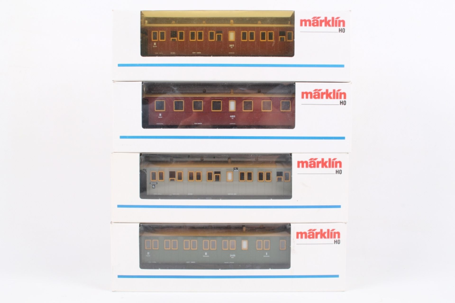 Märklin vier Personenwagen