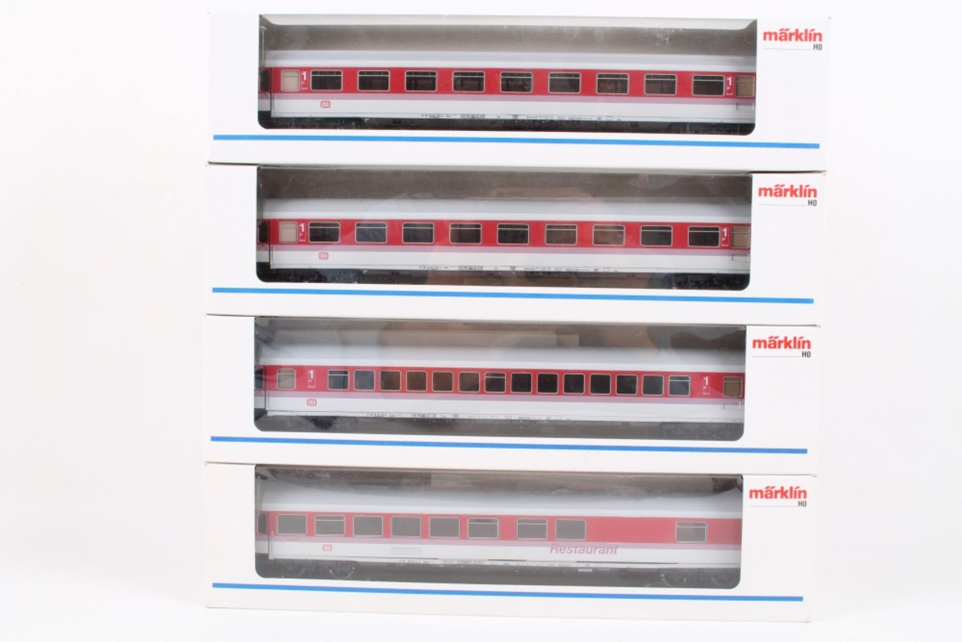 Märklin vier InterCity-Wagen