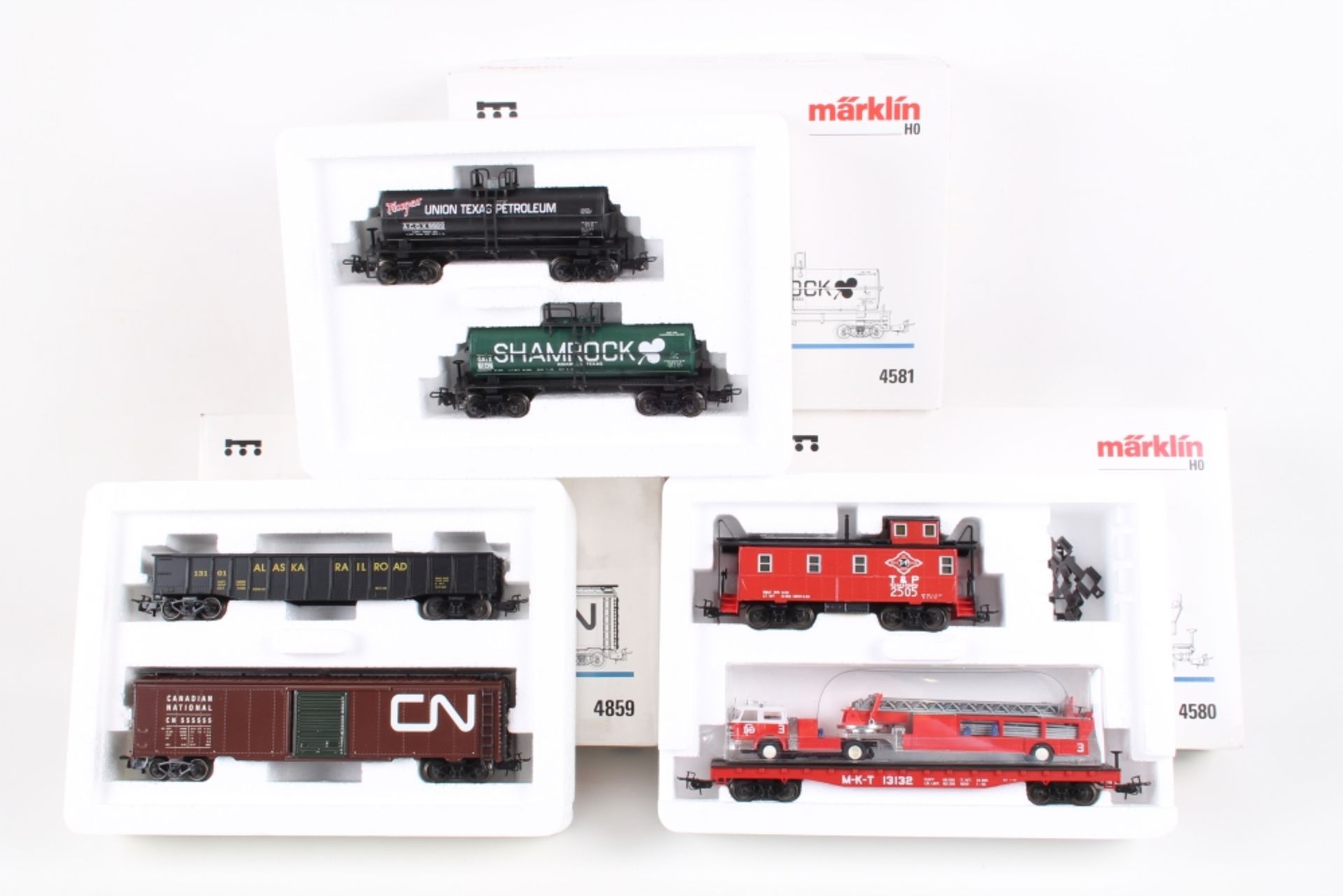 Märklin drei US-Wagen-Sets