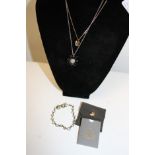 Two Swarovski necklaces & a boxed Vivienne Westwood bracelet
