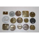 Fifteen collier miners pit tokens