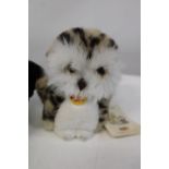 A Steiff owl "Wittie" 5 1/2 inches tall