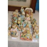 A job lot of Cherished teddies figures