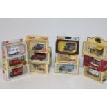 Twelve box die-cast models