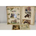 A interesting Victorian scrap book