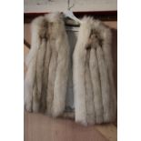 A Ladies fur sleeveless jacket uk postage only