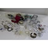 A large collection of costume jewellery