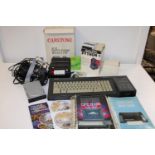 A job lot of vintage electronics etc including a Amstrad disc drive