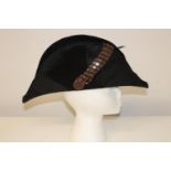Victorian bi-corne Hat