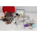 A large collection of costume jewellery