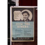 A vintage National Coal Board recruitment poster