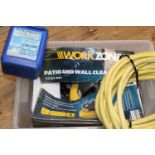 A working patio & wall cleaner