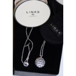 A Links of London silver chain & pendant