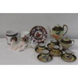 A job lot of assorted ceramics etc