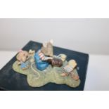 A boxed Border Fine Arts Brambly Hedge figure "Wilfred with toys" BH63