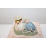 A boxed Border Fine Arts Brambly Hedge figure "Lord & Lady Woodmouse resting" BH67