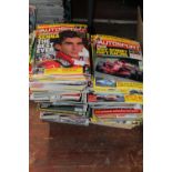 A large collection of auto sport magazines collection only