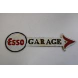 A reproduction cast iron Esso sign 40cm long