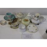 A box full of misc tableware in good condition