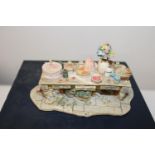 A boxed Border Fine Arts Brambly Hedge figure "The table" BH7