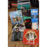 A selection of collectable LP records