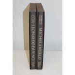 Michelangelo & Leonardo Davinci Folio Society books