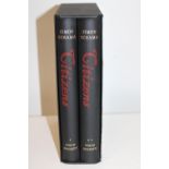 Simon Schama "Citizens" Two volume set by the Folio Society 2004