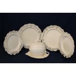 A selection of collectable Leeds Royal cream ware