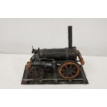 A tin plate locomotive model