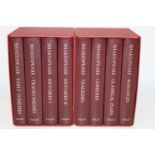 Eight volumes of William Shakespeare Folio Society 2007
