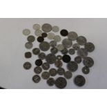 A job lot of assorted coins etc