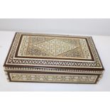 Inlaid Anglo Indian box with MOP decoration