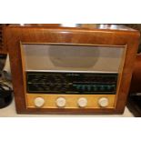 A vintage wooden cased Bush radio (working when tested) Collection Only