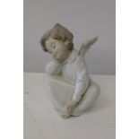 A Lladro figurine 17cm tall