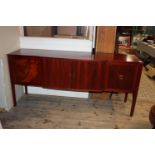 A vintage quality sideboard made by A.H Mcintosh of Kirkcaldy Scotland 177x45x82cm Collection Only