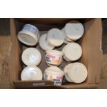 A box of new linseed oil putty