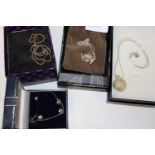 Four pieces of 925 silver jewellery