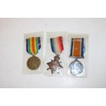 Three WW1 medals awarded to 51893 S-S JT. A. White Royal Artillery