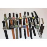 A job lot of assorted watches etc