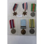 A group of six WW2 & Korean medals awarded to 4698689 GNR. E.W. Ellis Royal Artillery