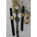 A selection of collectable watches Seiko, Lorus, vintage Cauny etc