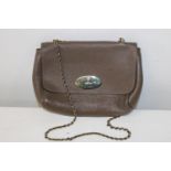 A Ladies stamped Mulberry leather handbag