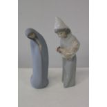 Two Lladro figurines 20cm tall