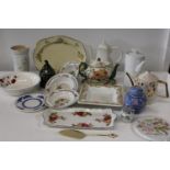 A job lot of assorted ceramics etc