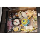 A job lot of assorted ceramic teapots collection only