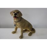 A Leonardo Golden Retriever resin model 36cm tall