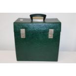 A vintage LP carrying case