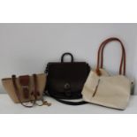 Three Ladies leather handbags, Radley, Hobbo and Florence