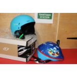 Three new protective helmets