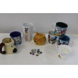 A job lot of new Disney themed mugs etc